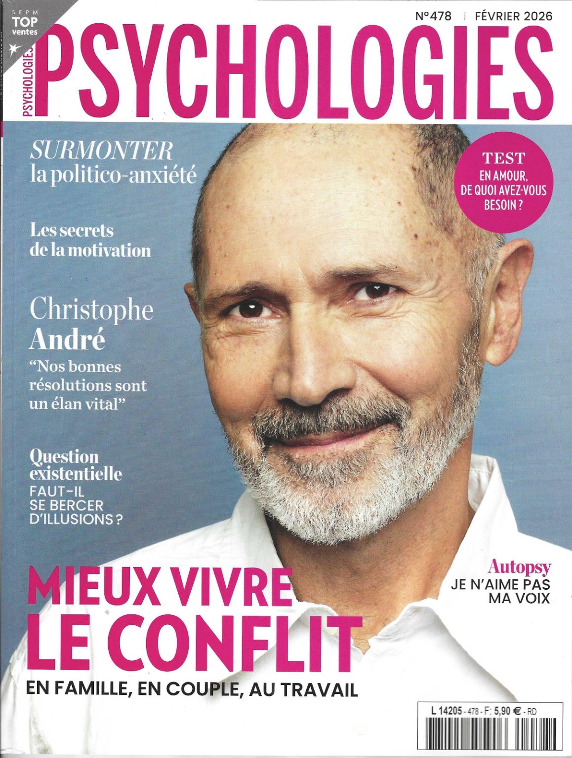 Psychologie Magazine, Janvier 2026